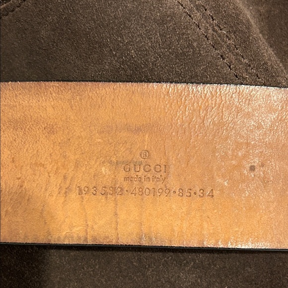 Gucci two-leather belt ya display picture 1